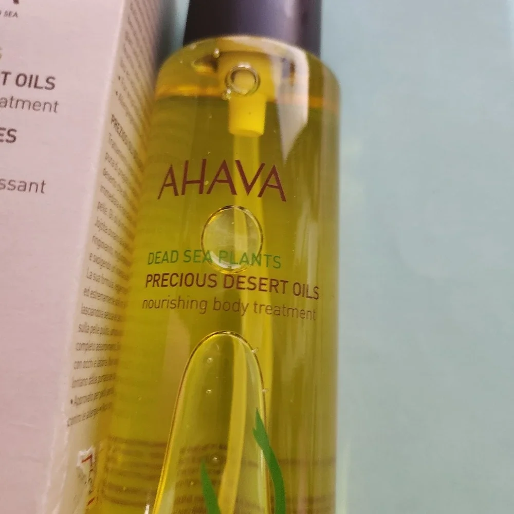 AHAVA DEADSEA PLANTS PRECIOUS DESERT OILS 3.4 OZ RARE AUTHENTIC